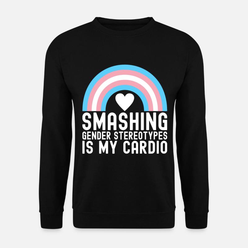 Transgender Trans LGBTQ - Unisex Pullover - Schwarz
