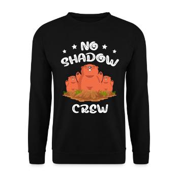 No Shadow Crew Groundhog Lover Wildlife Animal - Unisex Sweatshirt - black - Front - Alina (178cm) & Michal (187cm)