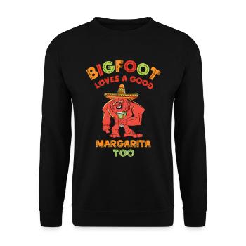 Cinco de Mayo Cryptozoologie Bigfoot Fiesta - Sweat-shirt Unisexe - noir - Devant - Alina (178cm) & Michal (187cm)