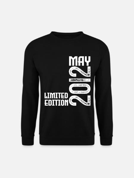 Geschenk Mai 2012. Jubiläum Mai 2012. Mai 2012. - Unisex Pullover - Schwarz