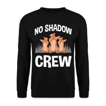 No Shadow Crew Groundhog Lover Wildlife Animal - Unisex Sweatshirt - black - Front - Alina (178cm) & Michal (187cm)