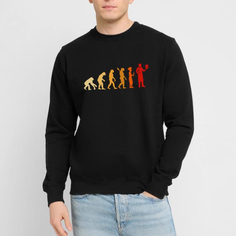 Chef Evolution Chef Cuisinier Chef Professionnel Cuisine Sweat-shirt Unisexe