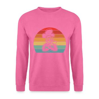 Chef Hat And Face Chef Cook Professional Cook Tool - Unisex Pullover - Pink - Vorne