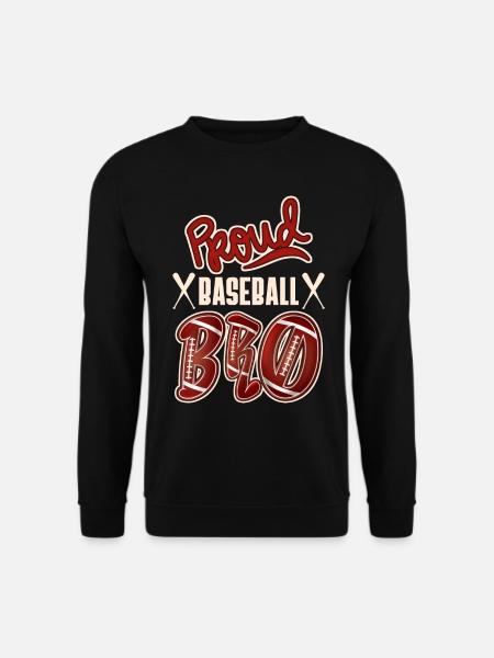 Proud Baseball-Brother, American Baseball Design - Unisex Pullover - Schwarz