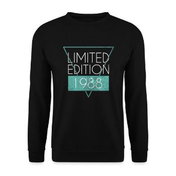 Édition limitée 1988 - Sweat-shirt Unisexe - noir - Devant - Alina (178cm) & Michal (187cm)
