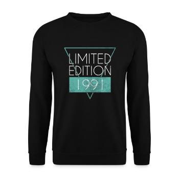 Limited Edition 1991 - Unisex Sweatshirt - black - Front - Alina (178cm) & Michal (187cm)