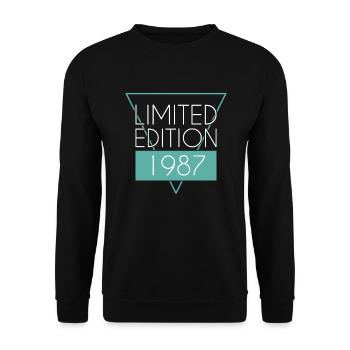 Limited Edition 1987 - Unisex Pullover - Schwarz - Vorne - Alina (178cm) & Michal (187cm)