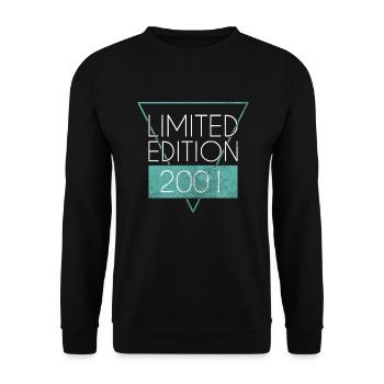 Limited Edition 2001 - Unisex Pullover - Schwarz - Vorne - Alina (178cm) & Michal (187cm)