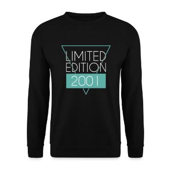 Limited Edition 2001 - Unisex Pullover - Schwarz - Vorne - Alina (178cm) & Michal (187cm)