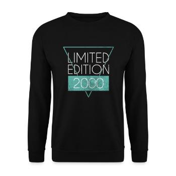 Limited Edition 2000 - Unisex Sweatshirt - black - Front - Alina (178cm) & Michal (187cm)