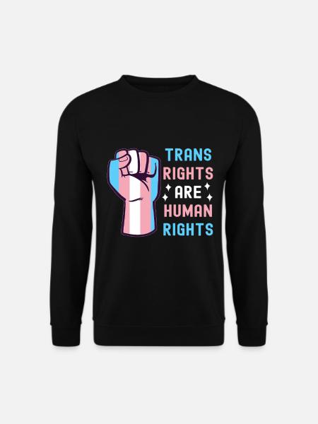 Transgender Trans LGBTQ - Unisex Sweatshirt - black