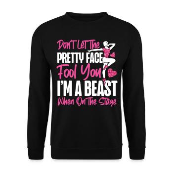 Ballet Danseuse Danse Ballerine - Sweat-shirt Unisexe - noir - Devant - Alina (178cm) & Michal (187cm)
