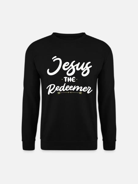 Jésus Rédempteur : la foi chrétienne en Dieu - Sweat-shirt Unisexe - noir