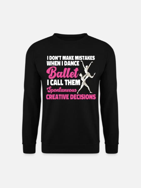 Ballet Danseuse Danse Ballerine - Sweat-shirt Unisexe - noir