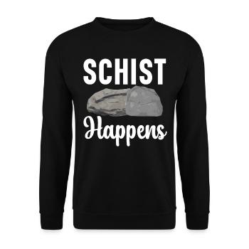 Shale Happens Geology Rockhound Stone Collecting - Sweat-shirt Unisexe - noir - Devant - Alina (178cm) & Michal (187cm)