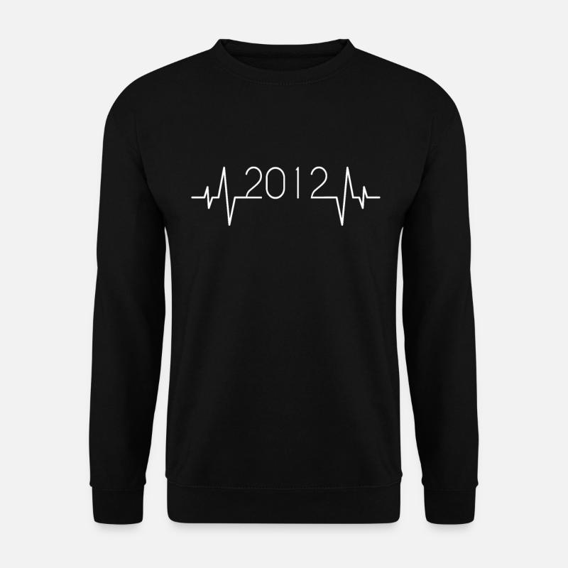 2012 Heartbeat - Unisex Sweatshirt - black