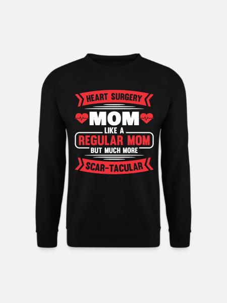Herztransplantation Herzoperation Herz OP Bypass - Unisex Pullover - Schwarz