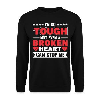 Transplantation cardiaque Chirurgie cardiaque Chirurgie cardiaque Chirurgie cardiaque Bypass - Sweat-shirt Unisexe - noir - Devant - Alina (178cm) & Michal (187cm)