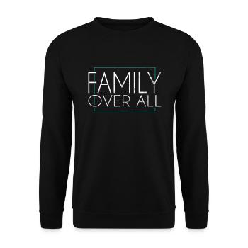 Familie - Unisex Pullover - Schwarz - Vorne - Alina (178cm) & Michal (187cm)