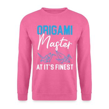 Des maîtres de l’origami au plus haut niveau du papier japonais - Sweat-shirt Unisexe - rose - Devant