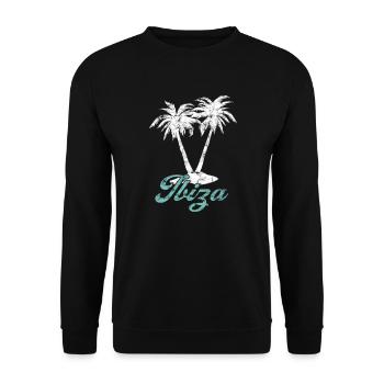 Ibiza - Unisex Pullover - Schwarz - Vorne - Alina (178cm) & Michal (187cm)