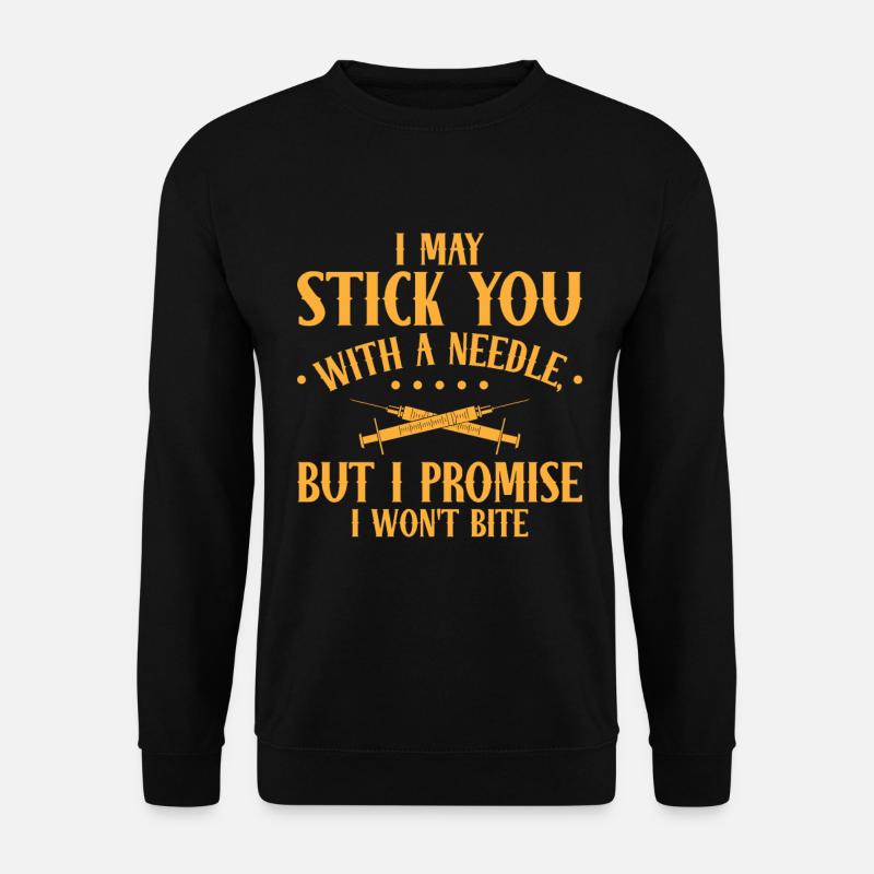 Phlébotomiste Phlébotomie Infirmière Tech - Sweat-shirt Unisexe - noir