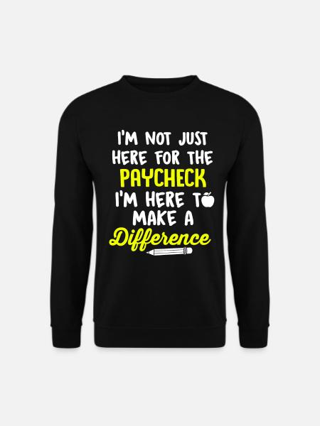 Paraprofessional Teacher Para Educator - Unisex Sweatshirt - black