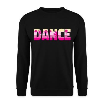 Ballet Dancer Dance Girl Ballerina - Unisex Sweatshirt - black - Front - Alina (178cm) & Michal (187cm)