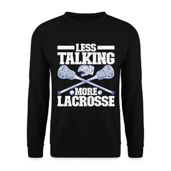 Lacrosse - Unisex Pullover - Schwarz - Vorne - Alina (178cm) & Michal (187cm)
