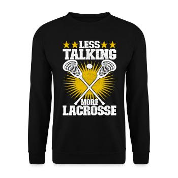 Lacrosse - Unisex Pullover - Schwarz - Vorne - Alina (178cm) & Michal (187cm)