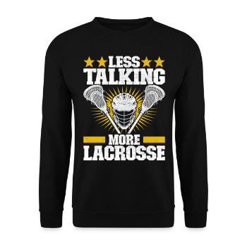 Lacrosse - Unisex Pullover - Schwarz - Vorne - Alina (178cm) & Michal (187cm)