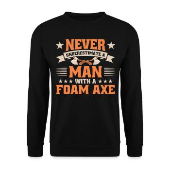 Jeu de rôle en direct GN - Sweat-shirt Unisexe - noir - Devant - Alina (178cm) & Michal (187cm)