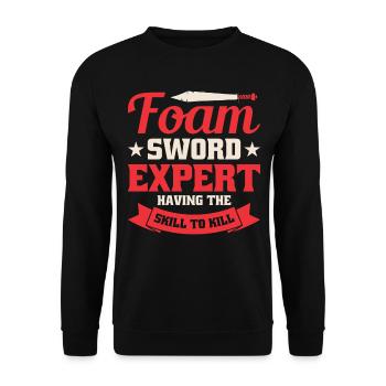 Jeu de rôle en direct GN - Sweat-shirt Unisexe - noir - Devant - Alina (178cm) & Michal (187cm)