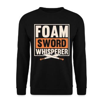 Jeu de rôle en direct GN - Sweat-shirt Unisexe - noir - Devant - Alina (178cm) & Michal (187cm)