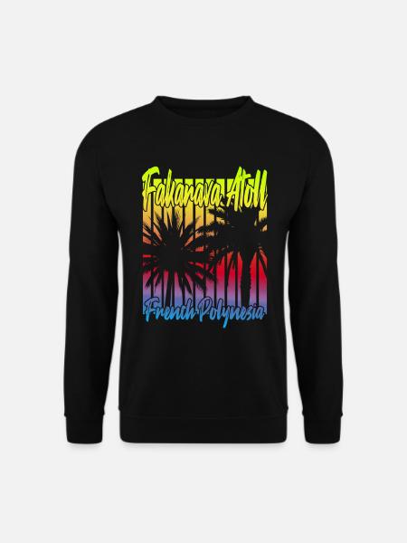 Sunset in Fakarava Atoll - Unisex Sweatshirt - black