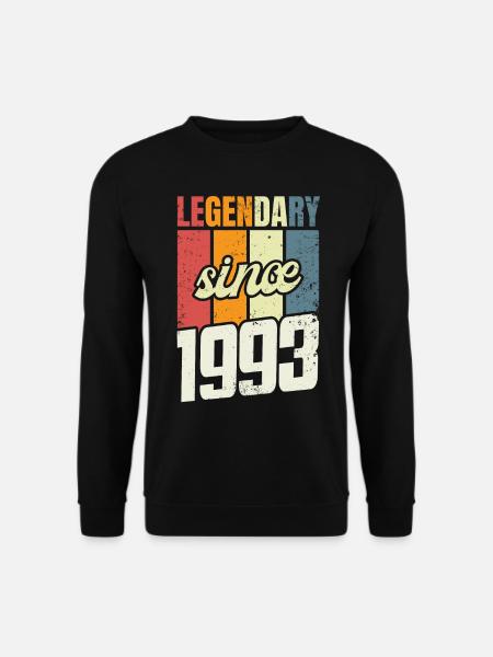 30. Geburtstag Stufe 30 Jahre 1993 - Unisex Pullover - Schwarz
