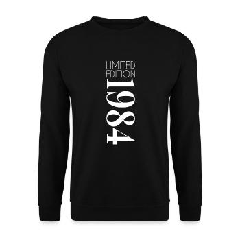 Limited Edition 1984 - Unisex Sweatshirt - black - Front - Alina (178cm) & Michal (187cm)
