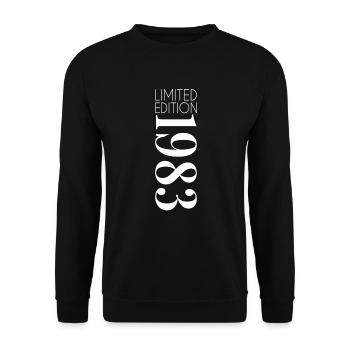 Limited Edition 1983 - Unisex Sweatshirt - black - Front - Alina (178cm) & Michal (187cm)