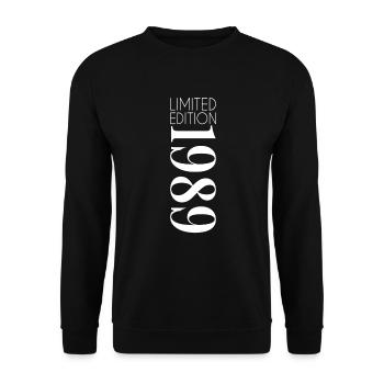 Édition limitée 1989 - Sweat-shirt Unisexe - noir - Devant - Alina (178cm) & Michal (187cm)