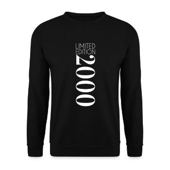 Limited Edition 2000 - Unisex Sweatshirt - black - Front - Alina (178cm) & Michal (187cm)
