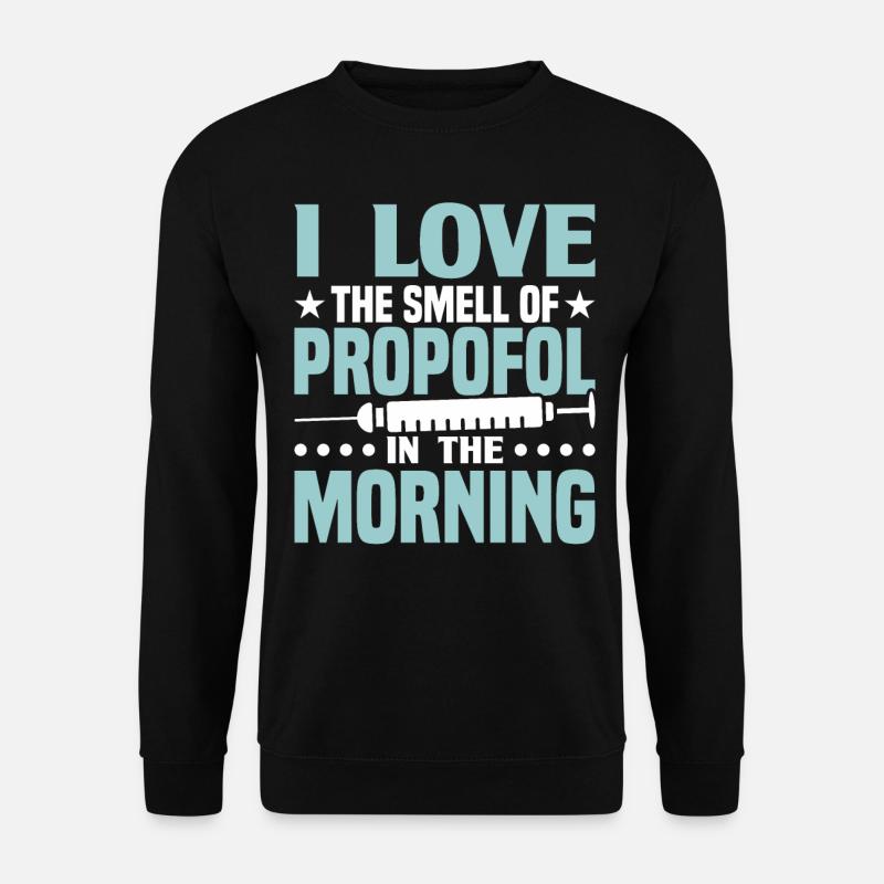 Anesthesia Anesthesia Technician Anesthesiologist - Unisex Sweatshirt - black