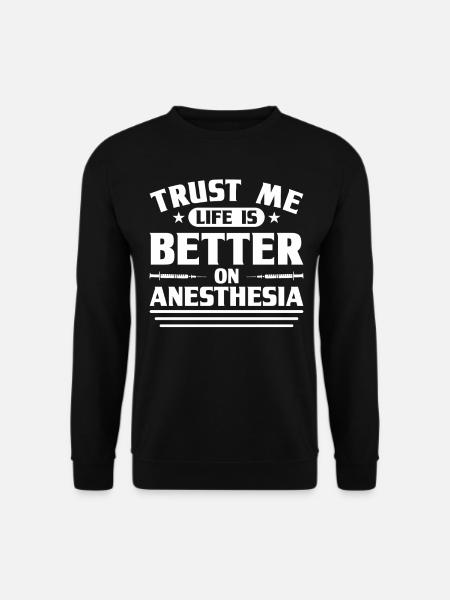 Anästhesie Anästhesietechniker Anästhesist - Unisex Pullover - Schwarz