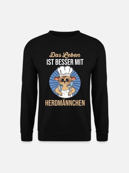Erdmännchen Herdmännchen - Unisex Pullover - Schwarz