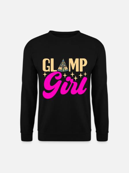 Glamping Glamper - Unisex Sweatshirt - black