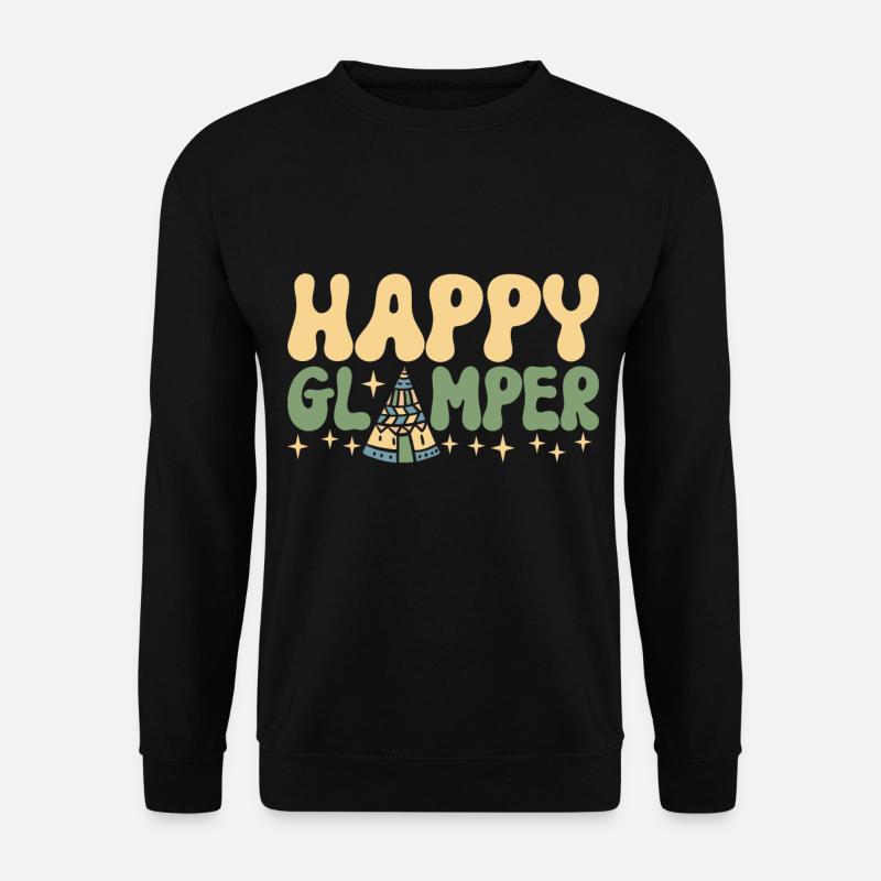 Glamping Glamper - Sweat-shirt Unisexe - noir