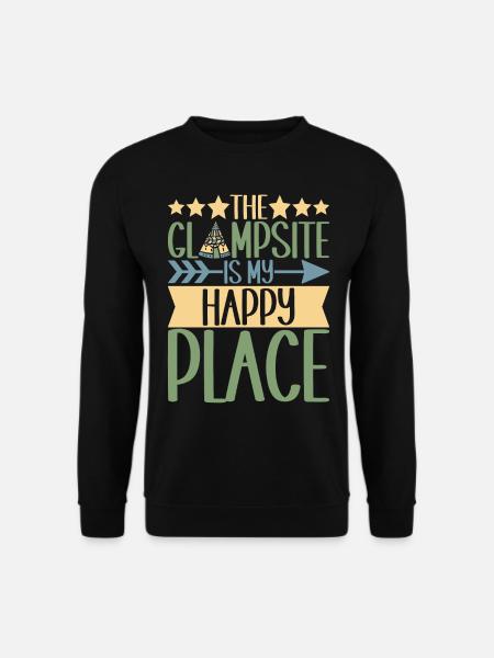 Glamping Glamper - Unisex Sweatshirt - black