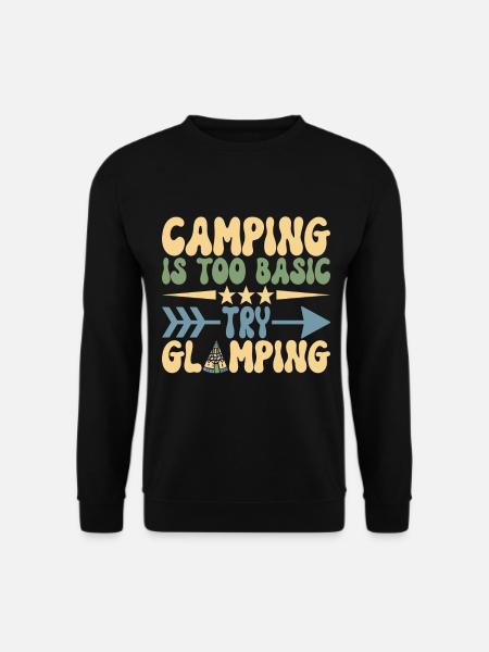 Glamping Glamper - Unisex Sweatshirt - black