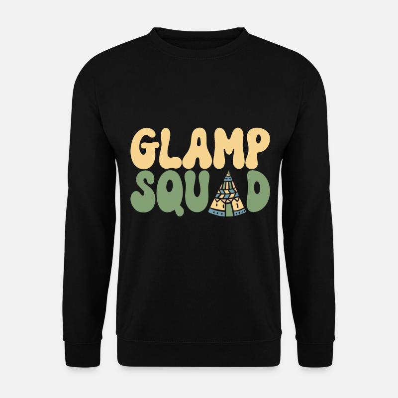 Glamping Glamper - Sweat-shirt Unisexe - noir
