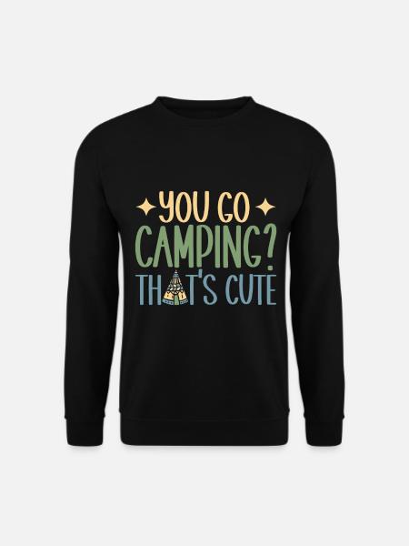 Glamping Glamper - Unisex Sweatshirt - black