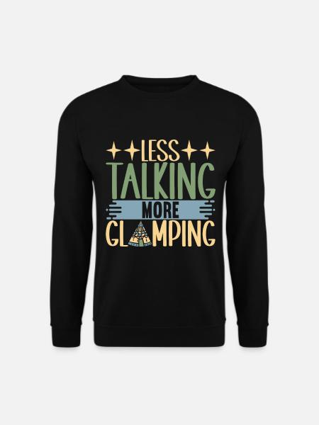 Glamping Glamper - Sweat-shirt Unisexe - noir